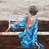 Cyprian Nocoń, Pianist, Ölbild - Leinwand, 40 x 50