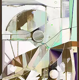 Olga Hausmann, Pieces build the whole, Obraz akrylowy - płótno, 70 x 100