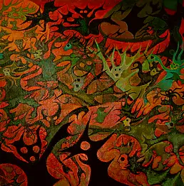 Ryszard Skwarczyński, Пещера, Масляная картина - холст, 202 x 142