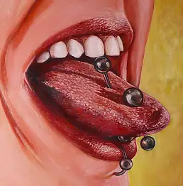 Andrzej Zujewicz, Пирсинг I, Імпасто, Масляная картина - холст, 97 x 130