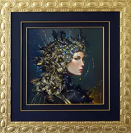 Anastazja Markowicz, Pierwotna Energia, Obraz olejny - płótno, 40 x 40