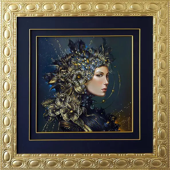 Anastazja Markowicz, Urenergie, Ölbild - Leinwand, 40 x 40
