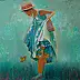 Dariusz Żejmo, First wish, Oil painting - canvas, 90 x 70