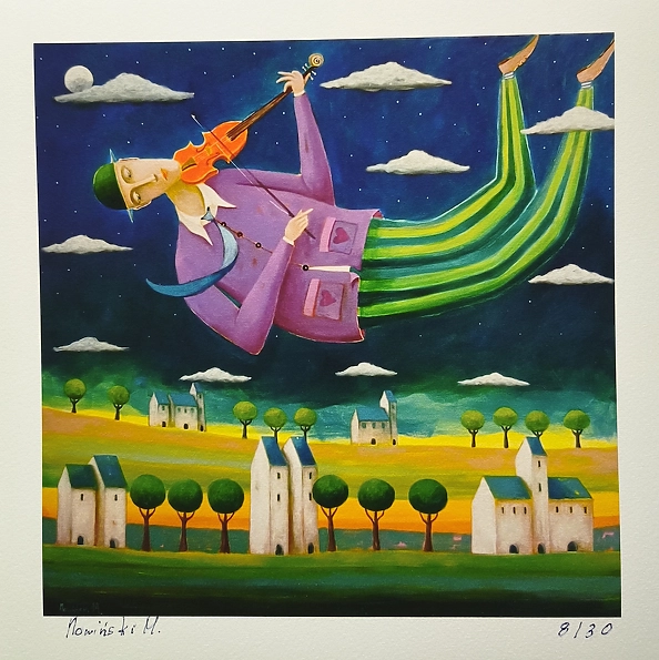 Mirosław Nowiński - Kunstdruck „Erste Violine“