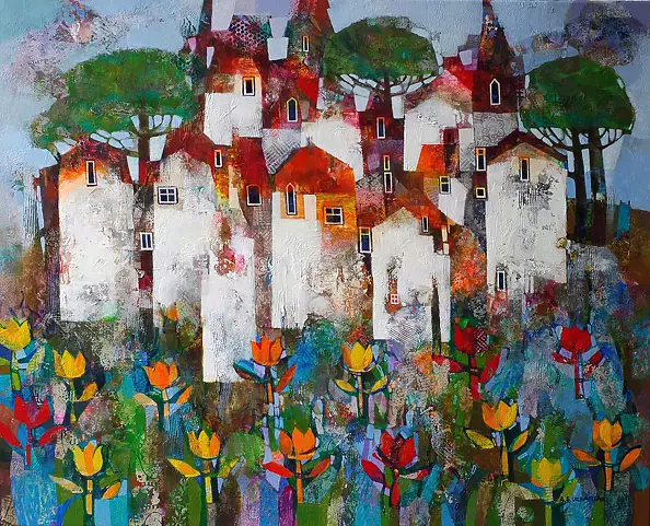 Alicja Słaboń Urbaniak - The first tulips