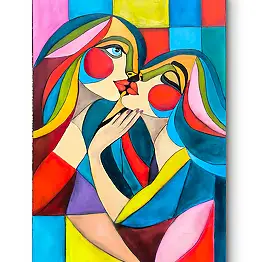 katarzyna nachajska, Primo tocco, Dipinto acrilico - tela, 100 x 150