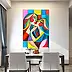 katarzyna nachajska, First touch, Acrylic painting - canvas, 100 x 150