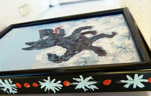 Elżbieta Goszczycka - Pies i śnieg