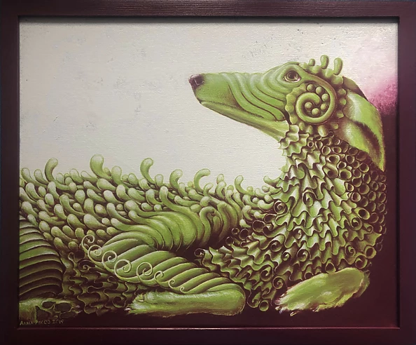 Anna Pikos - A dog looking at his human