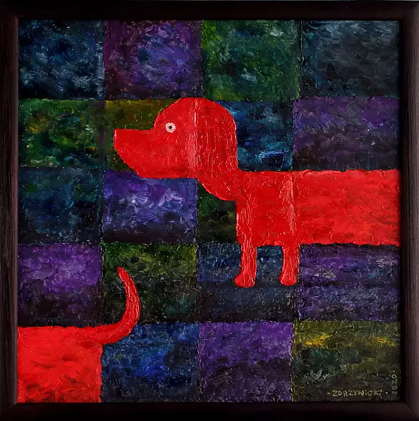 Piotr Zdrzynicki - Checkered doggie