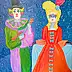 Elżbieta Sulecka, Canzone della sera, Quadro a olio - tela, 70 x 90