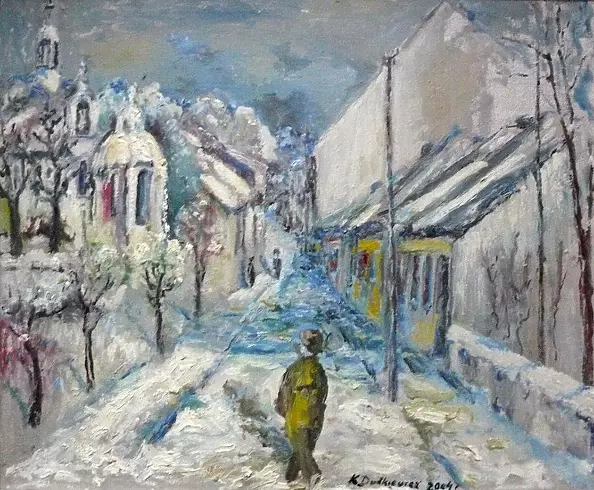 Krystyn Dudkiewicz - Pieszchnica zimą