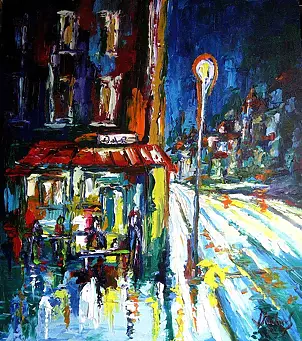 Jerzy Stachura - drunk lantern