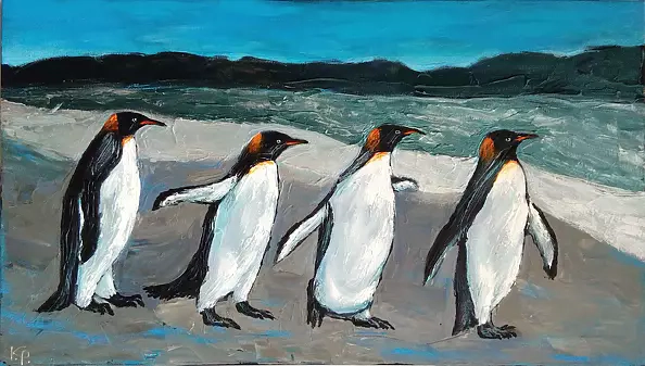 Krystyna PALCZEWSKA - Pingwiny czyli zima idzie