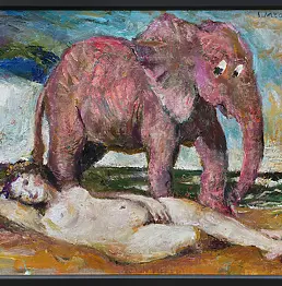 Stanisław Młodożeniec - Pink Elephant