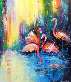 Olha Darchuk - Pink Flamingo