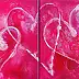 Rachel McCullock - Pink Passion Diptych
