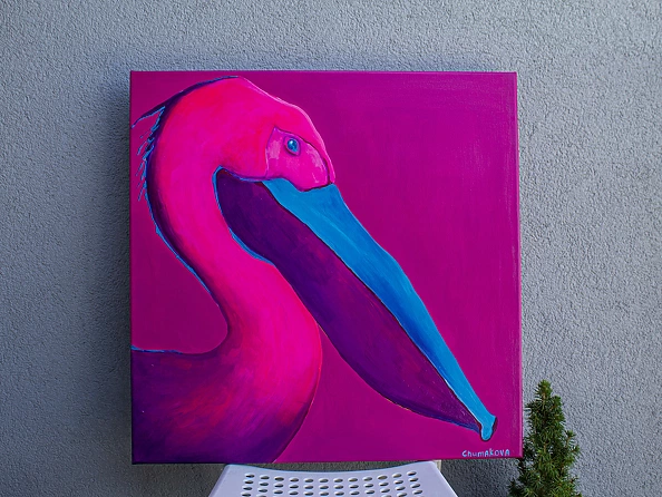 Oksana Chumakova - Pink Pelican.