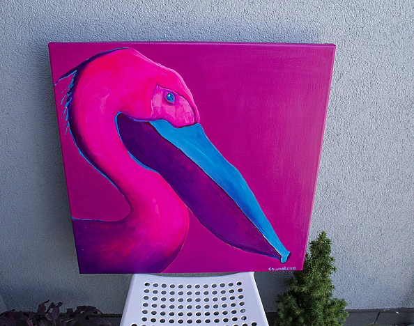 Oksana Chumakova - Pink Pelican.