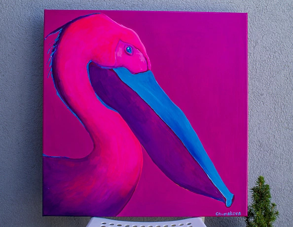 Oksana Chumakova - Pink Pelican.