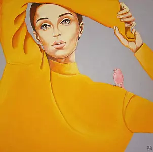 Renata Magda - Pink bird II