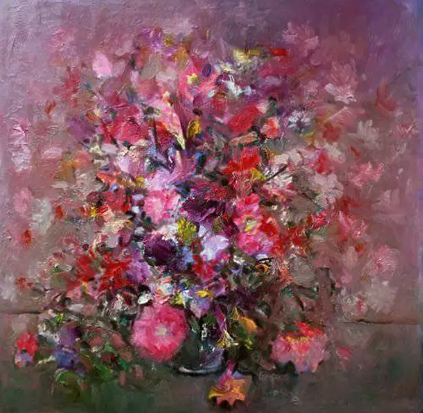 Mario Zampedroni - Pink floral