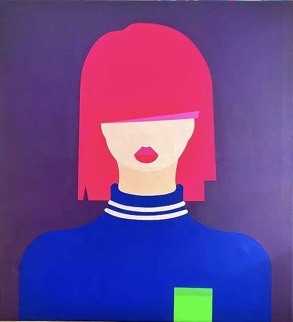 Adrian Wojciechowski - Pink hair