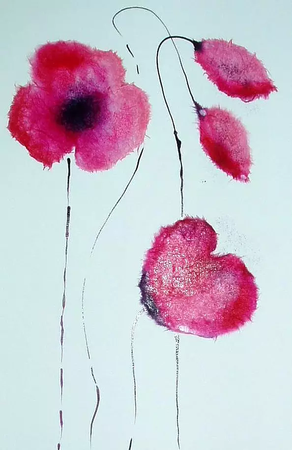 Rachel McCullock - Pink poppies