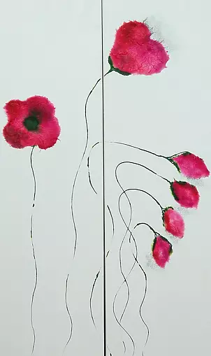 Rachel McCullock - Pink poppy