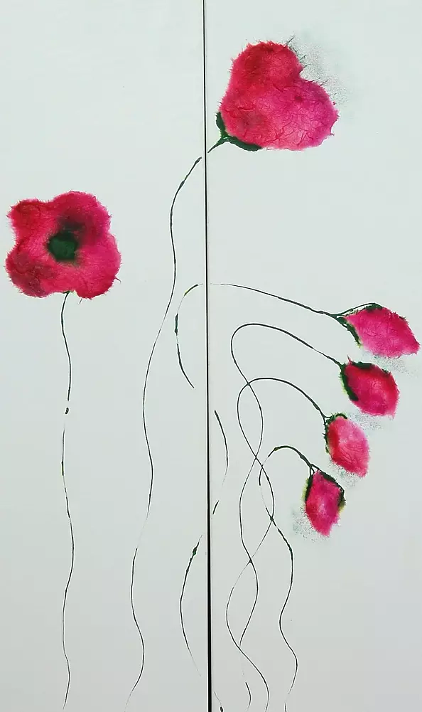 Rachel McCullock - Pink poppy 