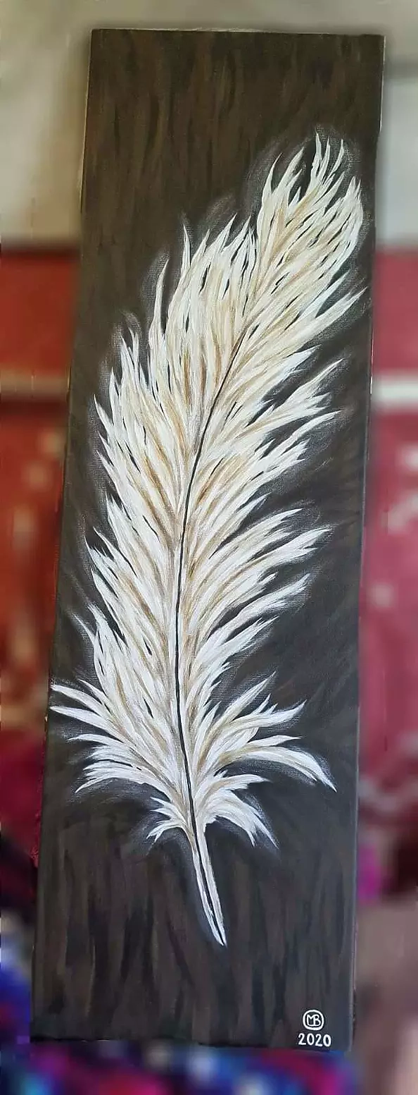 Marianna Małgorzata Bakanowicz - Angel feathers series Iwona-1-2020