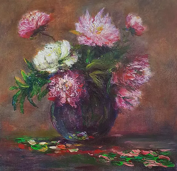 Bożena Mozolewska - Peonies