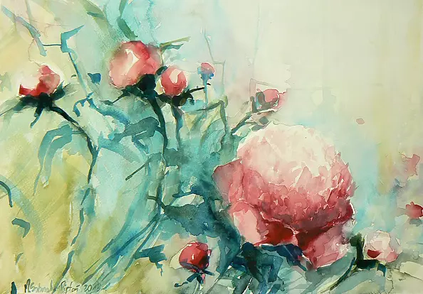 Marta Sobczak Pietoń - Piwonie.