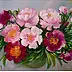 Grażyna Potocka - Peonies oil painting 50-40cm