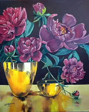 Teresa Kopańska - "Peony charms"