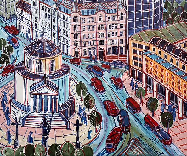 Edward Dwurnik - Three Crosses Square