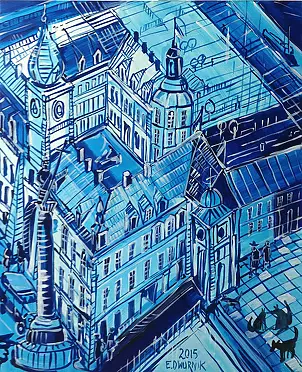 Edward Dwurnik - Castle Square