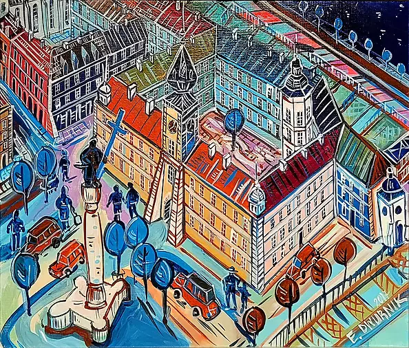 Edward Dwurnik - Castle Square