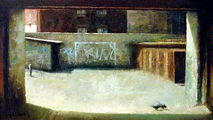 Piotr Pilawa - Plac bytomski z gołębiami