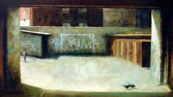 Piotr Pilawa - Plac bytomski z gołębiami