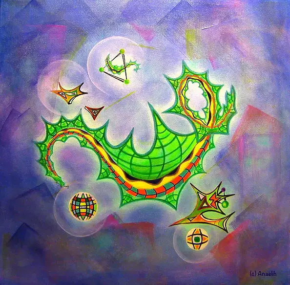 Anna Anaelih - dragon geometrical