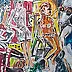Krzysztof Chrobot, Plaża, Obraz olejny - karton/tektura, 35 x 50