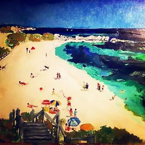 Grażyna Pindelska-Jarosz - Plaża w Australii