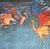 Dorota Iwona Kaminska - burning Cranes