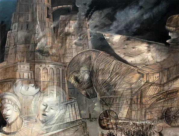 Tomasz Sętowski - Burning Trojan Horse