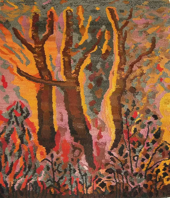 Barbara Michałowska - Burning forest