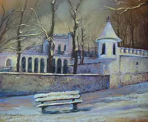 Grażyna Kulpińska - Tabby Winter - aus dem Zyklus Souvenir aus Kielce