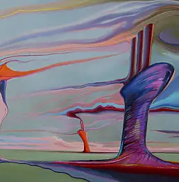 Waldemar Wroński, Мы плывем, Масляная картина - холст, 100 x 70