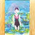 Anna Skowronek - Colorful swimmer drawing