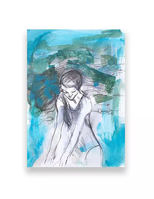 Anna Skowronek - Swimmer-sketch